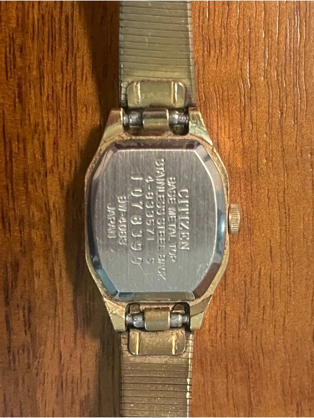 Citizen Vintage Women's Gold Tone Bracelet Watch